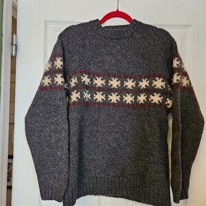 Vintage West Coast 100% Wool Sweater | Exceptional Old School Quality | Size L/G